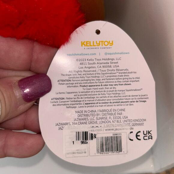 Squishmallows Darla The Deer 8 Inch Holiday Plush Christmas - Picture 4 of 6